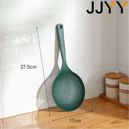 Large Colander Kitchen Large Noodle Spoon Long Handle Spoon High Temperature Non-stick Pan Colanders Strainers Kitchen Utensils