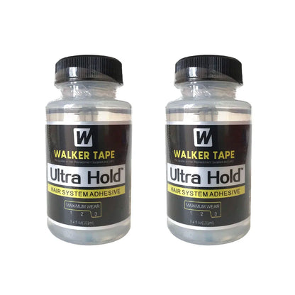Ultra Hold Brush-on Liquid Bond Hair System Adhesive Silicone Glue For Lace Wig/Toupee/Closure/Beard 3.4/1.4/0.5OZ