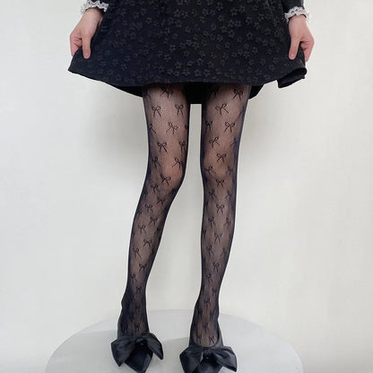 New Goth Lolita Cosplay JK Girls Tights Women Sexy Retro Gothic Kawaii Cross Print Club Stockings Nylon Socks Fishnet Pantyhose