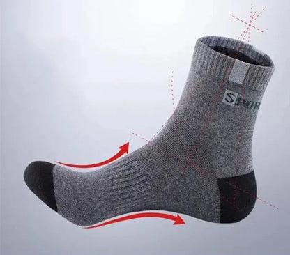 10pairs Breathable Cotton Sports Stockings Men Bamboo Fiber Autumn and Winter Men Socks Sweat Absorption Deodorant Business Sox