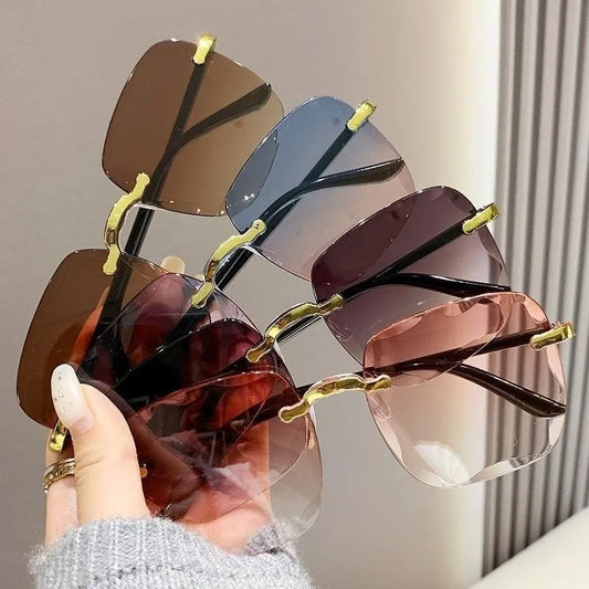 Large Frame Retro Women's Sunglasses Original Price Special Sale New UV Resistant UV400 Sunscreen Glasses Women's Sunglasses