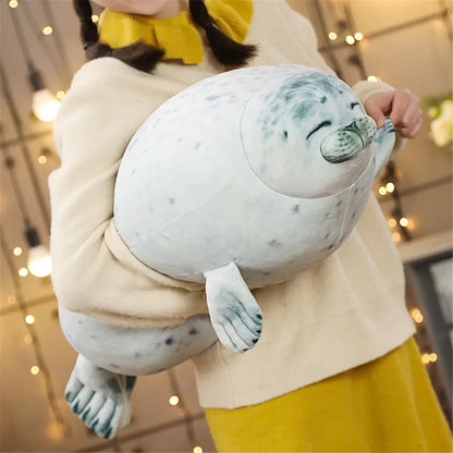 Hot 3D Novelty Throw Pillows Cute Real Life Sea Lion Plush Toys Soft Seal Plush Stuffed Plush Housewarming Party Hold Pillow
