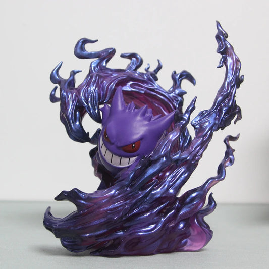 Pokemon Gengar Anime Figure Sun Snorlax Ghost Claw Action Figurine 18cm Pvc Statue Model Desk Decoration Collection Toy Kid Gift