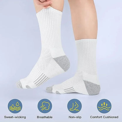 10/30 Pairs of High-Quality Soft and Comfortable Men's Running Socks Summer Sweat Wicking and Breathable Basketball Sports Socks