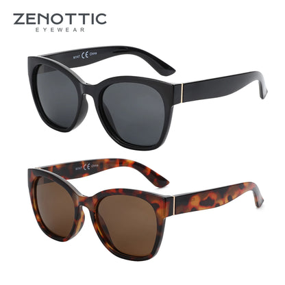 ZENOTTIC Original Thick Butterfly Frame Polarized Sunglasses for Women Chunky Uv400 Protection Shade Sun Glasses