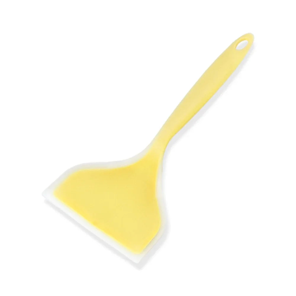 1PC Silicone Spatula Wide Mouth Non-stick Scraper Steak Beef Egg Cooking Spatula Pancake Baking Tools Kitchen Cooking Shovel