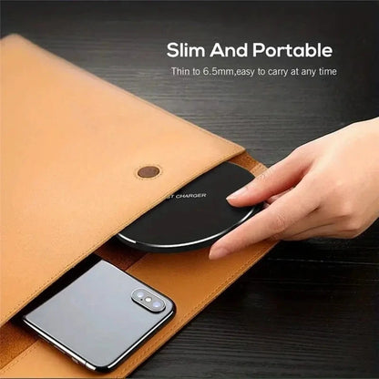 30W Fast Wireless Charger Pad for iPhone 14 13 12 11 Pro Max Samsung Galaxy S22 S21 S20 S10 S9 Xiaomi Wireless Charging Station