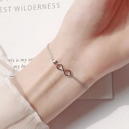 VENTFILLE 925 Sterling Silver Diamond-Studded Butterfly Bracelet Women's Fashion Temperament Flower Adjustable Bracelet