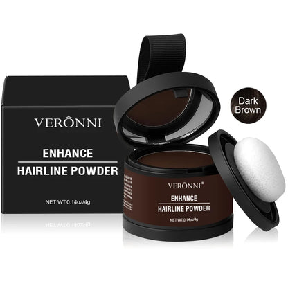 Hair Line Powder 4g Black Root Cover Up Natural Instant Waterproof Hairline Shadow Powder Hair Concealer Coverage 14 color