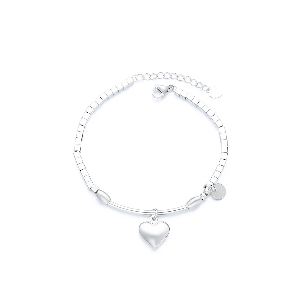 VENTFILLE 925 Sterling Silver Diamond-Studded Butterfly Bracelet Women's Fashion Temperament Flower Adjustable Bracelet