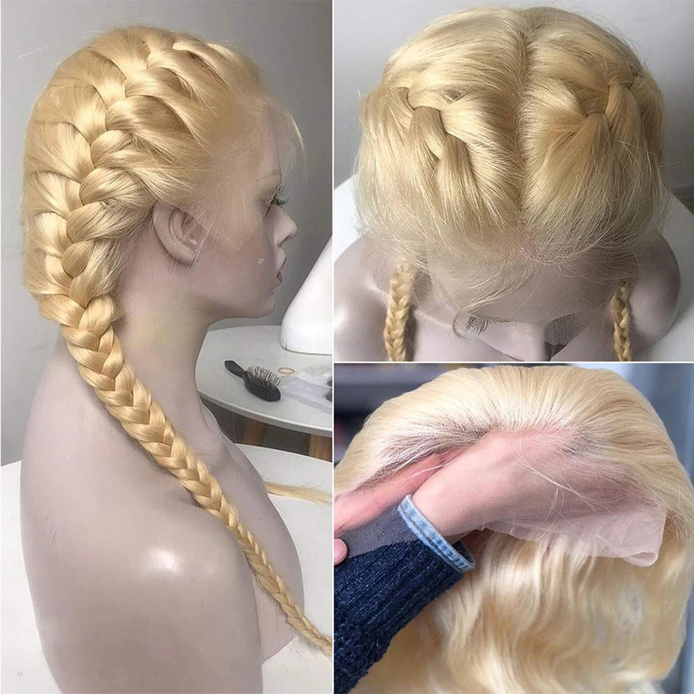 613 HD Lace Frontal Wig 13x4 Deep Loose Wave Transparent Remy Color Front Human Hair Wig 13x6 Blonde Water Curly Human Hair Wig