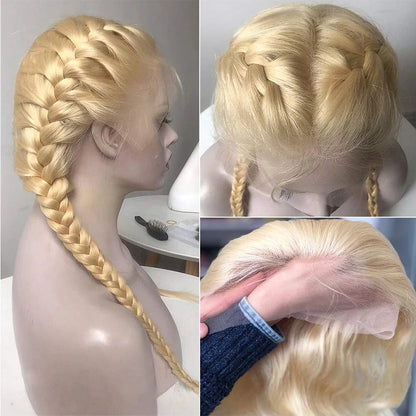 613 HD Lace Frontal Wig 13x4 Deep Loose Wave Transparent Remy Color Front Human Hair Wig 13x6 Blonde Water Curly Human Hair Wig