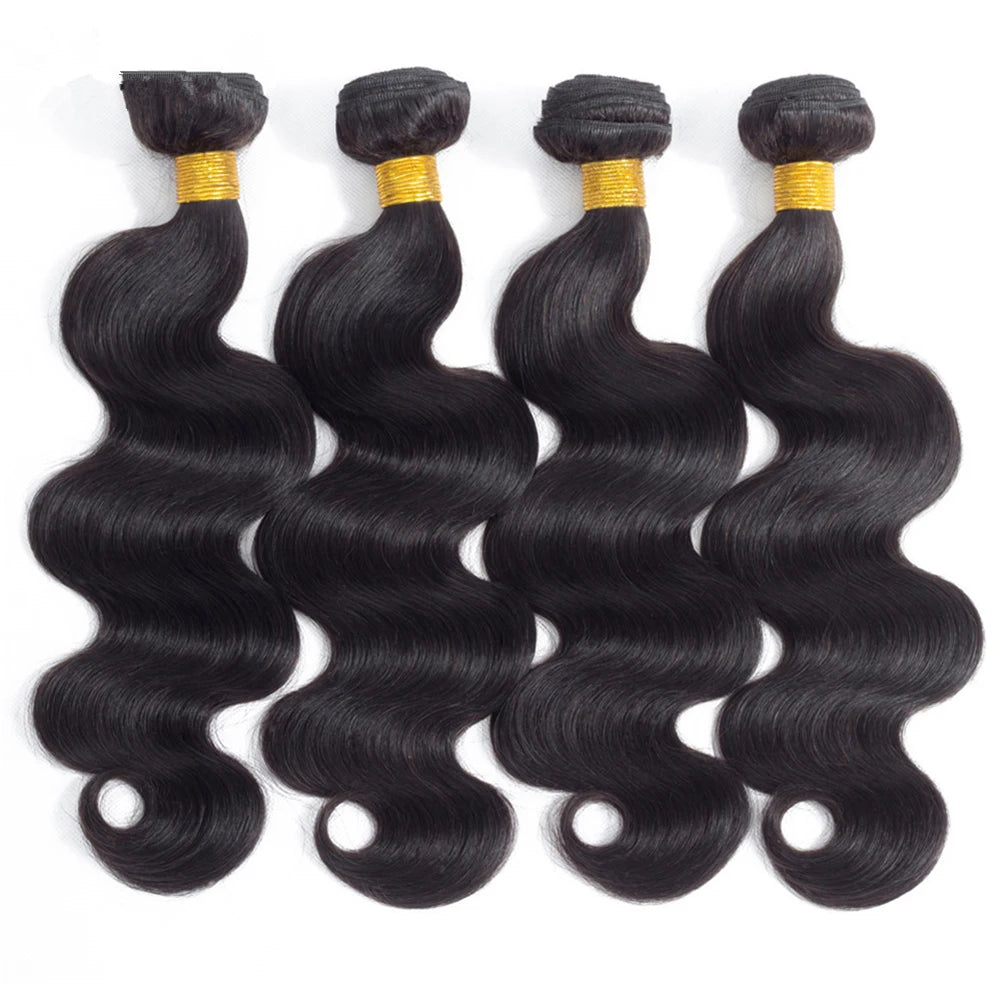 Hot Sale #4 Brown Body Wave Bundles 1/3/4 Brazilian Human Hair Weave Bundles Hair Extension Tissage Human Hair Bundles Remy Hair
