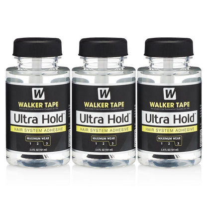 Walker Tape Ultra Hold Hair System Adhesive Maximum Wear 3 3.4 fl oz 101 ml Lace Wigs & Toupees