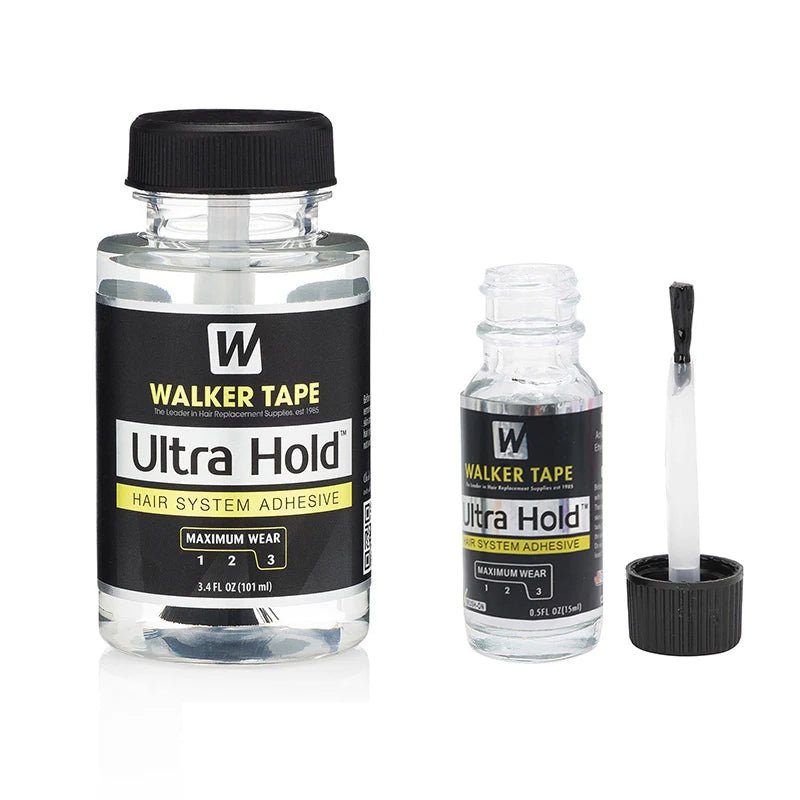 Walker Tape Ultra Hold Hair System Adhesive Maximum Wear 3 3.4 fl oz 101 ml Lace Wigs & Toupees