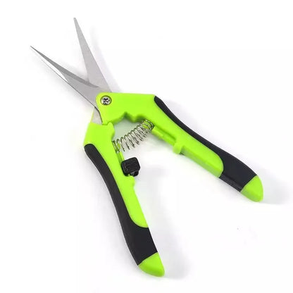 Garden Stainless Steel Flower Scissors Pruning Fruit Pruning Grape Pruning Straight Head Gardening Scissors Pruning Flowers