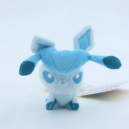 Pokemon Eevee Stuffed Plush Doll Q Version Sylveon Eeveelution Glaceon Leafeon Umbreon Espeon Jolteon Vaporeon Pet Elves Gift