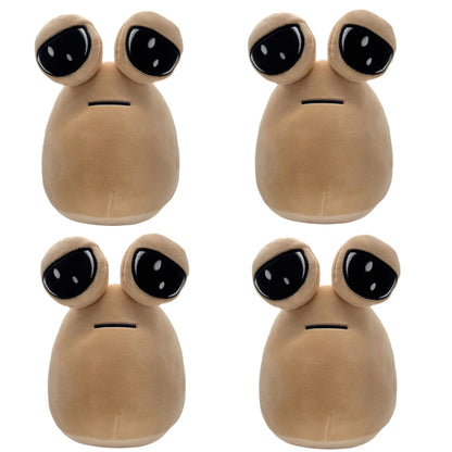 1/4Pcs My Pet Alien Pou Plush Toy Kawaii Alien Pet Doll Cute Pou Stuffed Toys Soft Pillow Plush Animal Gift Toys For Kids Girls