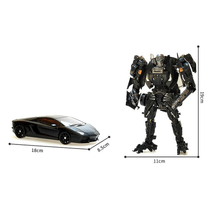 Transformation Robot Toy 4 Dark Lockdown Robot Car Figures Film Version Deformed Car Toy Children's Birthday Gift