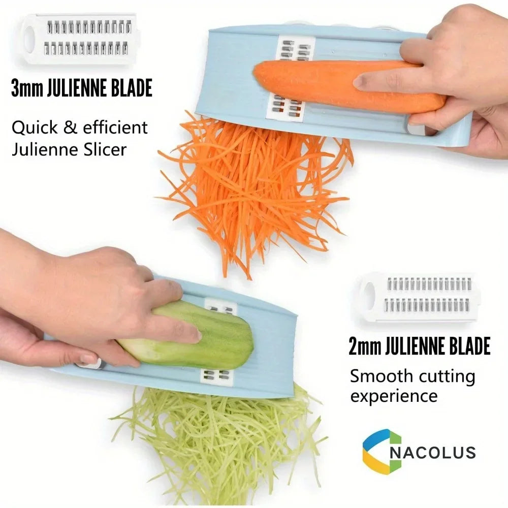 5 in1 Vegetable Fruit Slicer Multifunctional Manual Food Grater Cutter Potato Household Chopper Kitchen Veggie Dicer Gadgets