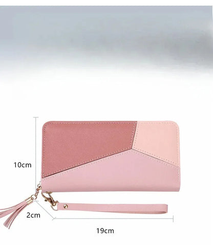 New Fashionable Japanese and Korean Large Capacity Zipper Wallet Long Wallet for Women Handheld Bag for Women
