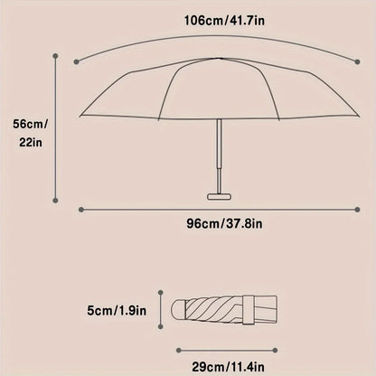 British Wind Rainforest Arch Transparent Umbrella Stained Glass Transparent Umbrella Long Handle Automatic Large Romantic Sunny