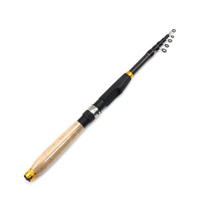 Ultrashort Telescopic Fishing Rod Multifunction Spinning Rod Carbon Fishing Fish Pole Durable Anti Slip Fishing Rod Fishing Tool