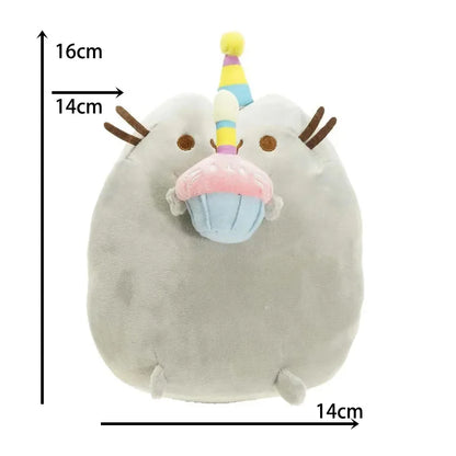 Multiple Pusheen Plush Throw Pillows Cute Home Bedroom Cartoon Stuffed Model Dolls Toys Girl's Room Decoration Christmas Gifts