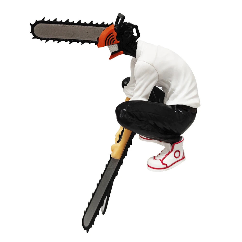 Anime Figure 14cm Chainsaw Man Power/Denji Action Figure PVC Noodle Stopper Figurine Adult Collection Model Toy