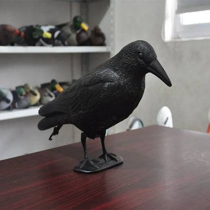Decoracion Jardin ExteriorSimulation Black Crow Raven Bird Repellent Pest Control Pigeon Repellent Garden Decoration Outdoor