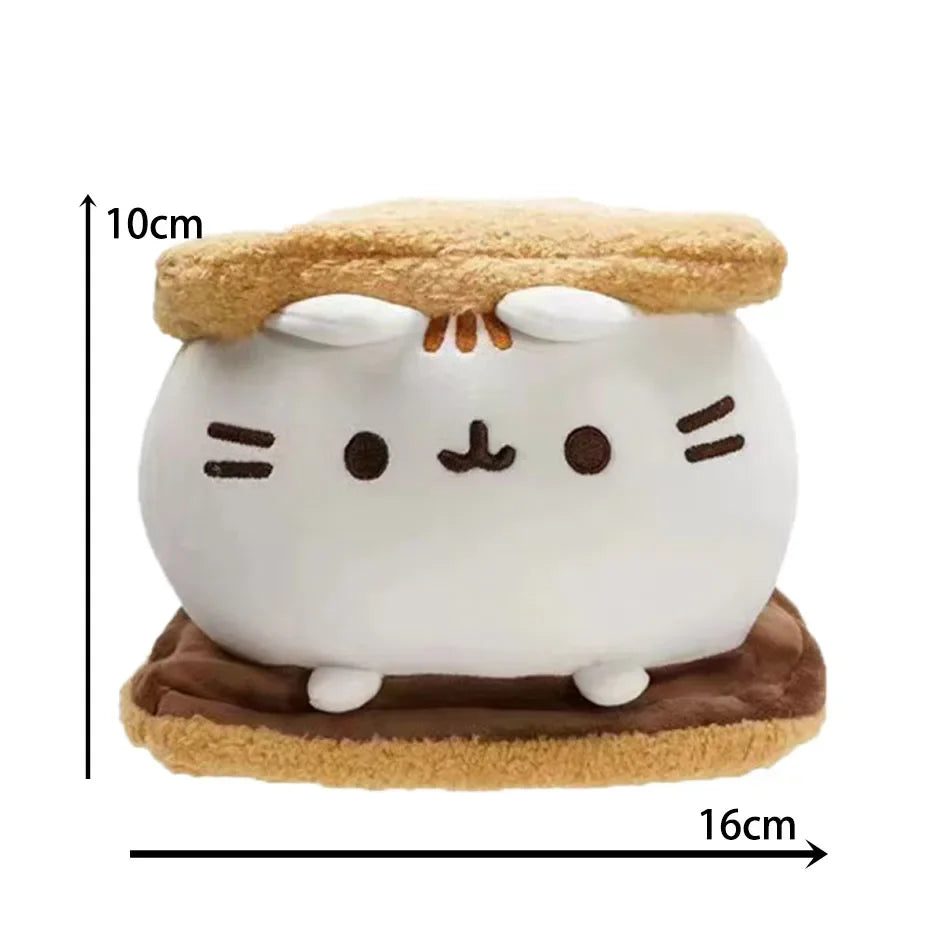 Multiple Pusheen Plush Throw Pillows Cute Home Bedroom Cartoon Stuffed Model Dolls Toys Girl's Room Decoration Christmas Gifts