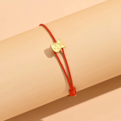 1pc Huan Beauty Jade Rabbit Bracelet Girl Rich Rabbit Small Rabbit Niche Design High Appearance Level Bracelet Gift-S070