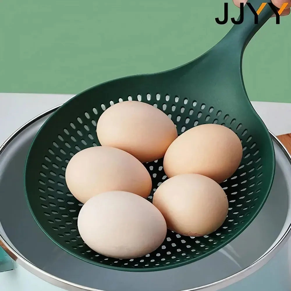 Large Colander Kitchen Large Noodle Spoon Long Handle Spoon High Temperature Non-stick Pan Colanders Strainers Kitchen Utensils