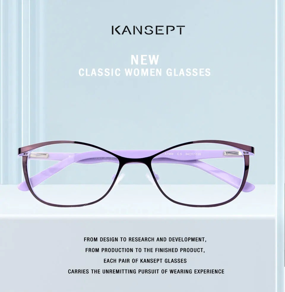 KANSEPT Women's Grade Glasses to Read Woman Myopia Lenses Woman's Eyeglasses Sunglasses for Men Eyepieces Eyewear Prescription