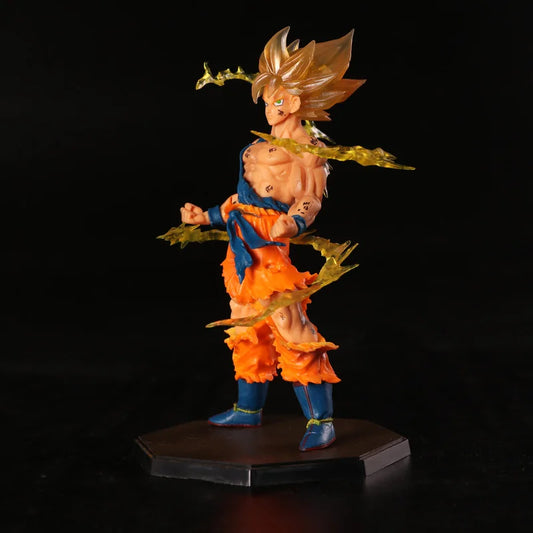 18CM Anime Figure Dragon Ball Z Super Saiyan Son Goku Action Figure Model Toy Collectible Model Doll Ornament Kids Children Gift