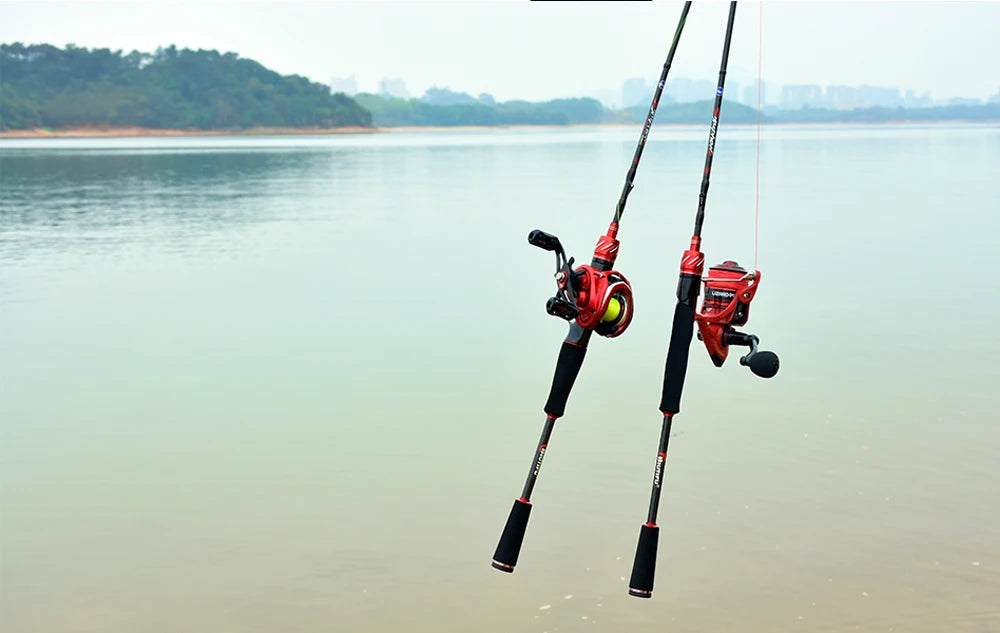 BIUTIFU Spinning Casting Fuji Lure Mini Traveller Rock Fishing Rod 3.0/2.4/2.1/1.8m T800Carbon Baitcasting Ultralight Fast 5-42g
