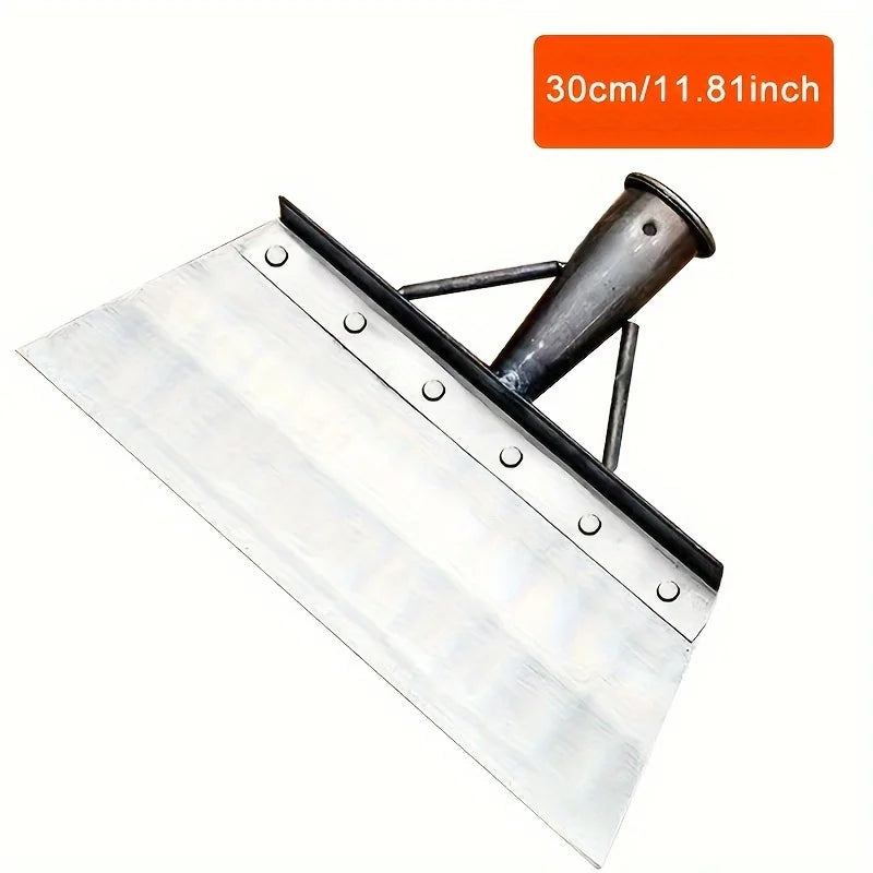 30cm Metal Weed Cleaning Shovel Stainless Steel Cleaning Shovel for Moss Multifunctional Outdoor Garden Shovel Farm Weeding Tool