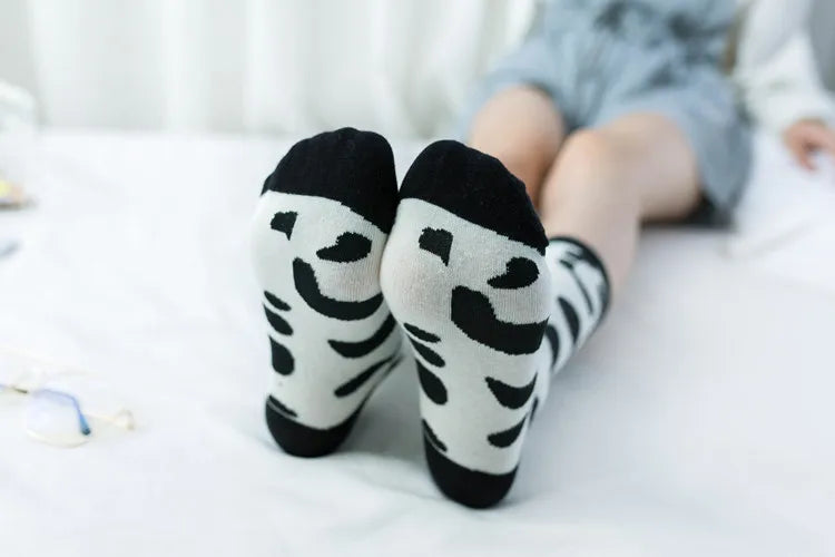 1 Pair Women's Cartoon Casual Cotton Harajuku  Skateboard Socks