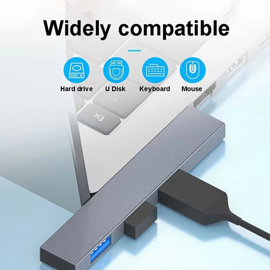 4-in-1 USB C HUB 3.0 PD 60W Type C 3.1 Multi Ports USB Splitter OTG Adapter USB HUB For Xiaomi Lenovo Macbook Pro 13 15 Air Pro