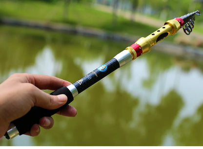 Yernea Short Sea Fishing Rods Fiber Telescopic Fishing Rod  99% Carbon 1.8-3.6M Spinning Telescopic Fishing Tackle Spinning Rod