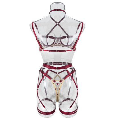 Ellolace Sensual Lingerie Open Bra Kit Push Up Uncensored Fancy Exotic Sets Heart-Shaped Embroidery Fairy Beautiful Underwear