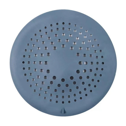 Shower Drain Hair Catcher Drain Cover Bathroom Tub with Suction Cup 5.9 Inches Silicone Sink Strainer Suit for Bathtub,