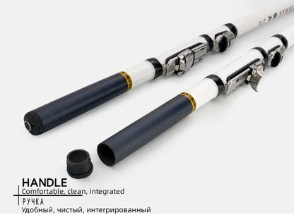 JOSBY Carbon Fiber Spinning Fishing Rod Telescopic Mini Pole 3M 2.7M 2.4M 2.1M 1.8M 1.5M Fish Gear Tackle High Quality
