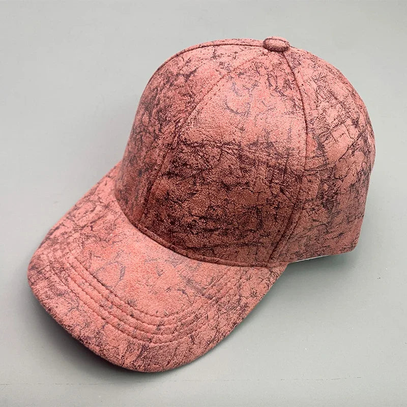 Cool Kpop Serpentine Letter Vegan leather Men Women Baseball Hats Cotton Fashion Breathable Streetwear Funny Sport Hip Hop Caps