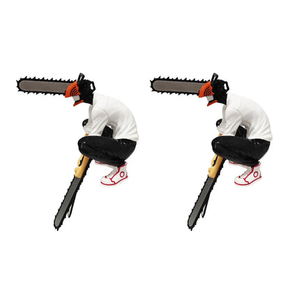 Anime Figure 14cm Chainsaw Man Power/Denji Action Figure PVC Noodle Stopper Figurine Adult Collection Model Toy