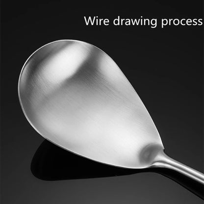 304 Stainless Steel Cooking Spatula Shovel Colander Rice Soup Spoon Thickened Anti-scald Kitchenware Cookware Accessories