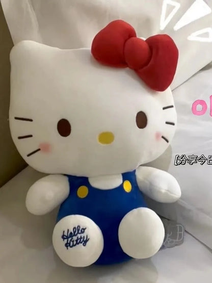 Hello Kitty Plush Toy Sanrio Plushie Doll Kawaii Hello Kitty Stuffed Animals Hello Kitty Cushion Sofa Pillow Home Decor Kid Gift