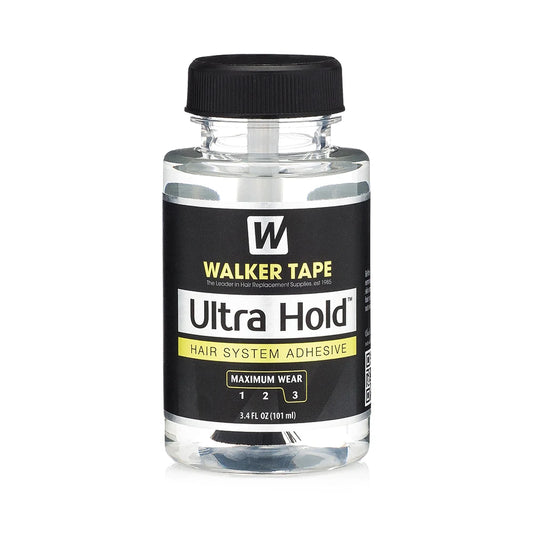Ultra Hold Brush-on Liquid Bond Hair System Adhesive Silicone Glue For Lace Wig/Toupee/Closure/Beard 3.4/1.4/0.5OZ