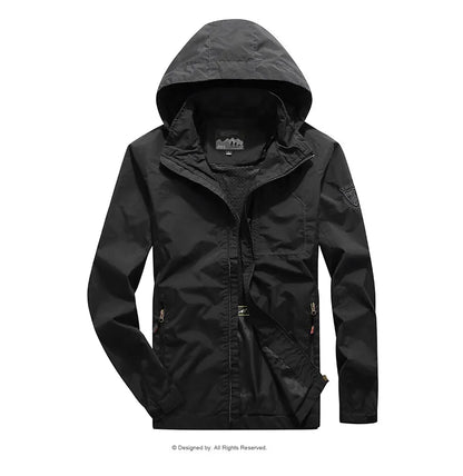 Camping Hiking Jacket Men Spring Autumn Outdoor Sports Breathable Coats Climbing Trekking Windbreaker Travel Waterproof Jacket