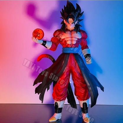 29cm Anime Dragon Ball Gogeta Ssj4 Figure Super Saiyan 4 Son Goku Vegeta Figurine PVC Action Figures Model Toy for Children Gift